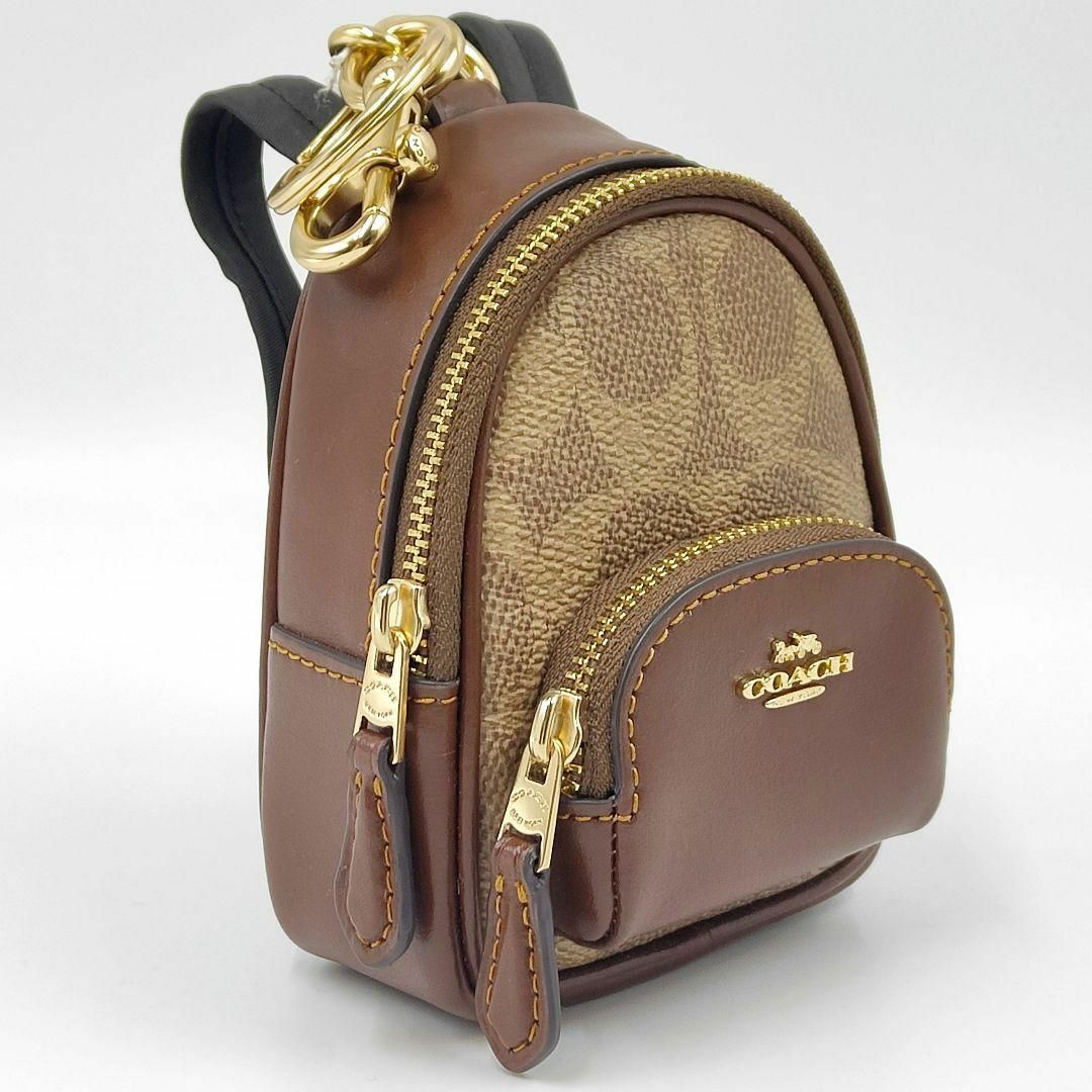 COACH ブラウン ミニリュック型キーケース COACH ブラウン ミニ