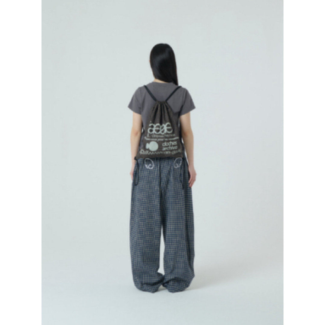 ☆新品☆ aeae ナップサック ドット グレー 韓国限定 ♡正規品♡の通販