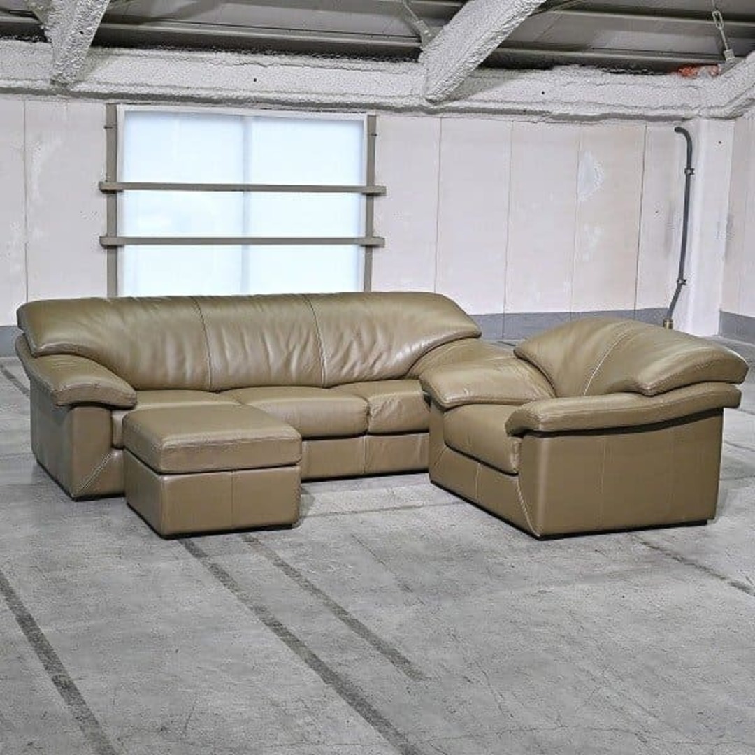 カリモク domani 105万「エクセルライフ」ソファセット オットマン付き