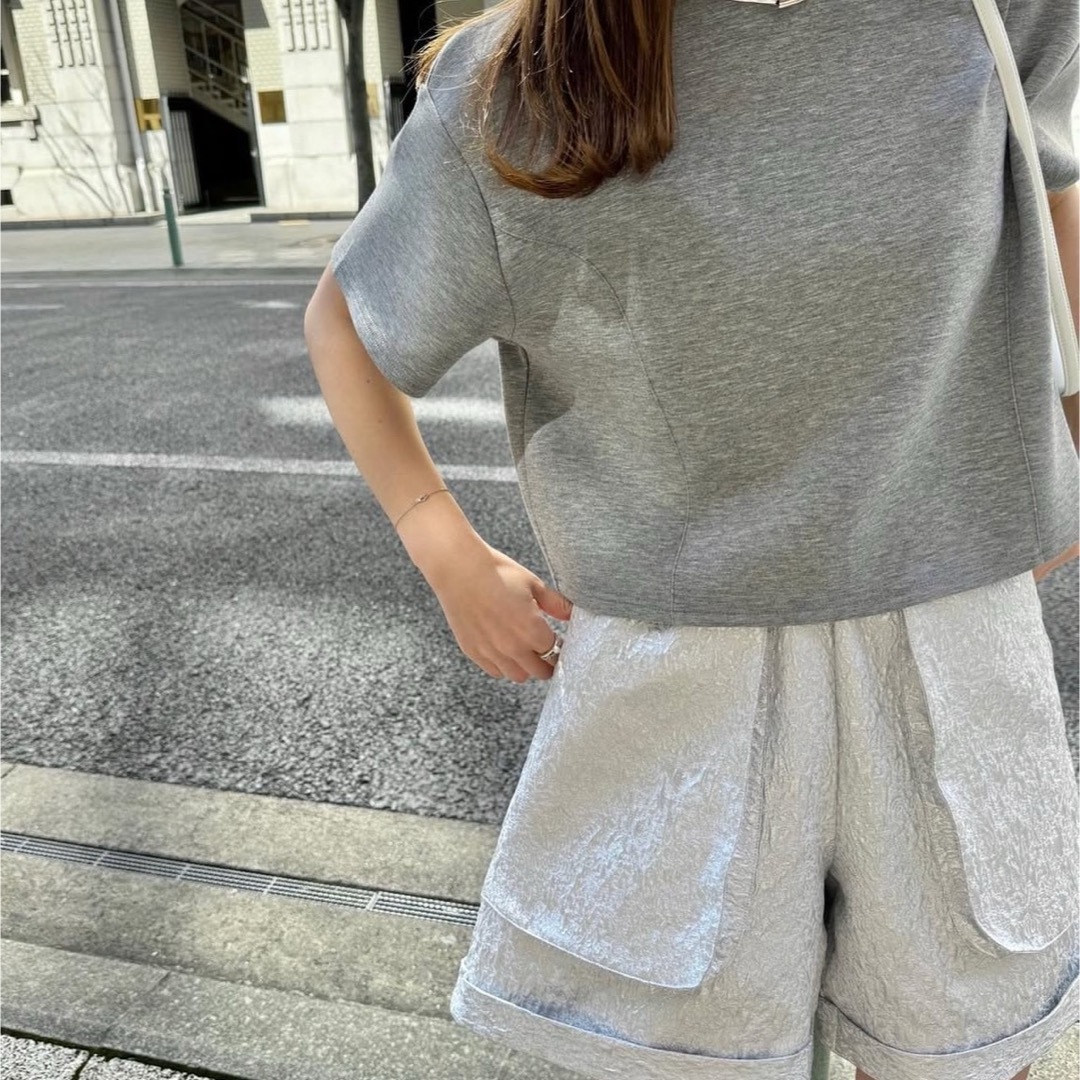 Chesty - LINKABLE ジャガードショートパンツ シルバーの通販 by 123