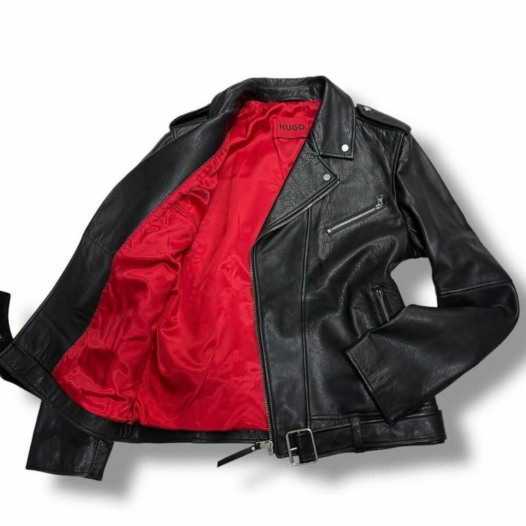 HUGO BOSS - 【現行/未使用級】XL ヒューゴボス ダブル ライダース