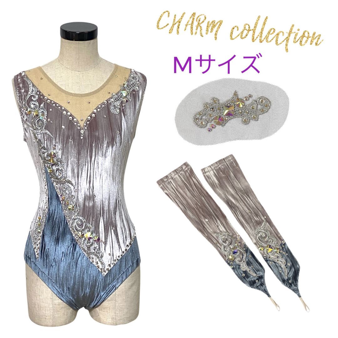 バトントワリング衣装 ここママ様 Mサイズ｜ハナコン｜装飾付き