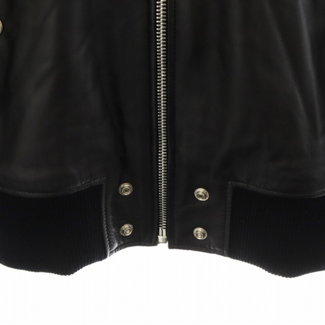 DIESEL - ディーゼル レザージャケット 革ジャン 羊革 ラムレザー S 黒