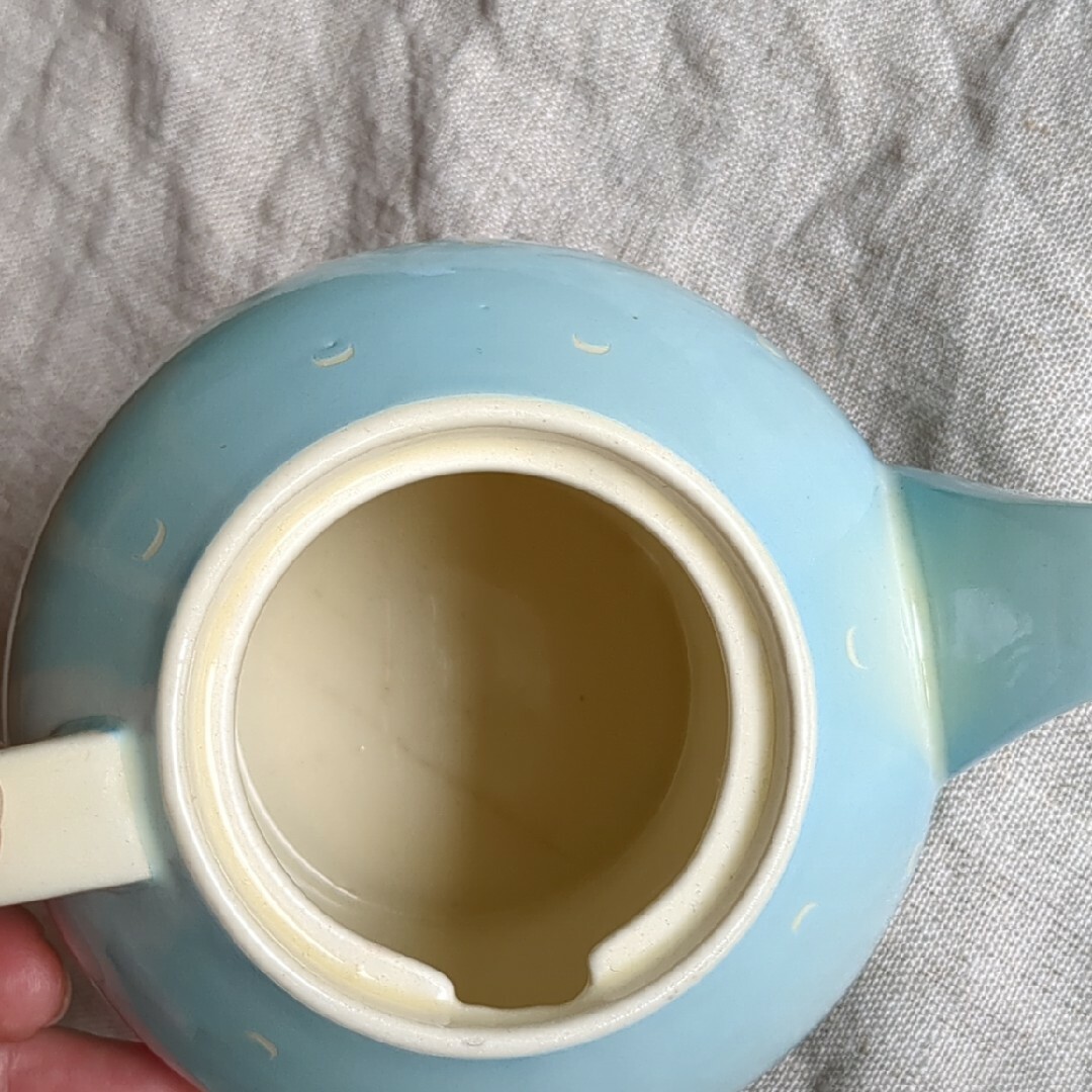 スージークーパーク クレッセント ターコイズ ブルー ティーセット