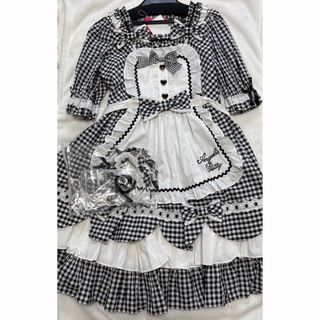 Angelic Pretty（ひざ丈ワンピース ・ ブラック/黒色系）のフリマ