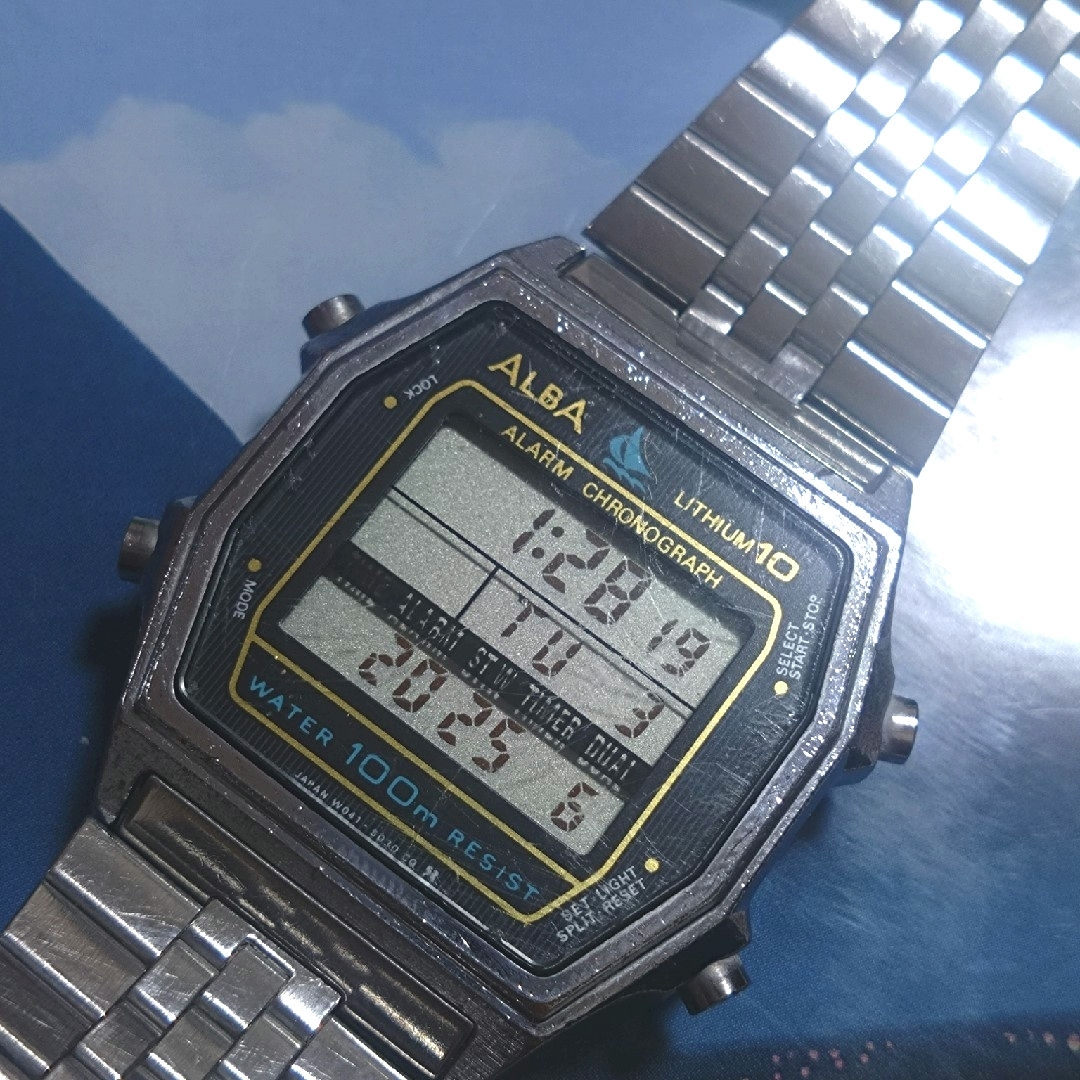 ALBA - アルバ デジタルクォーツ 電池交換済稼働品の通販 by とけいや