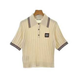希少】【IT42】Miu Miu 2022AW クロップドニットポロシャツ 希少