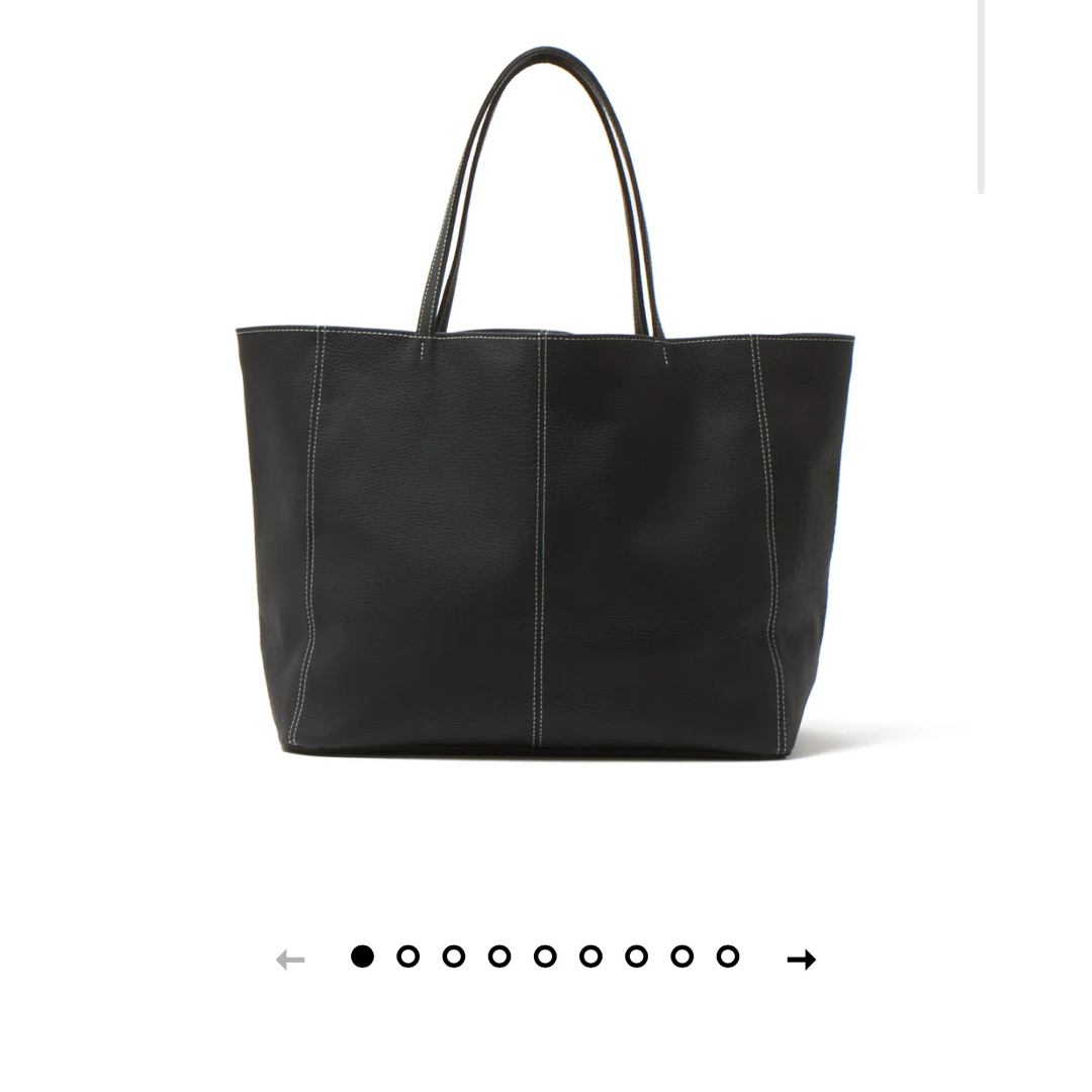 abel アベル トートバッグ レザー ブラック Leather mini tote / BLACK