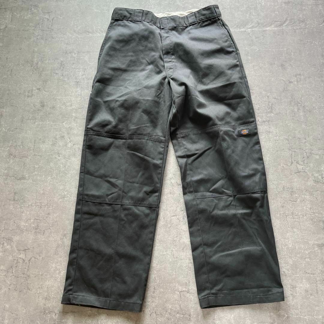 Dickies - Dickies メキシコ製 ワークパンツ ダブルニー W36×32 グレー