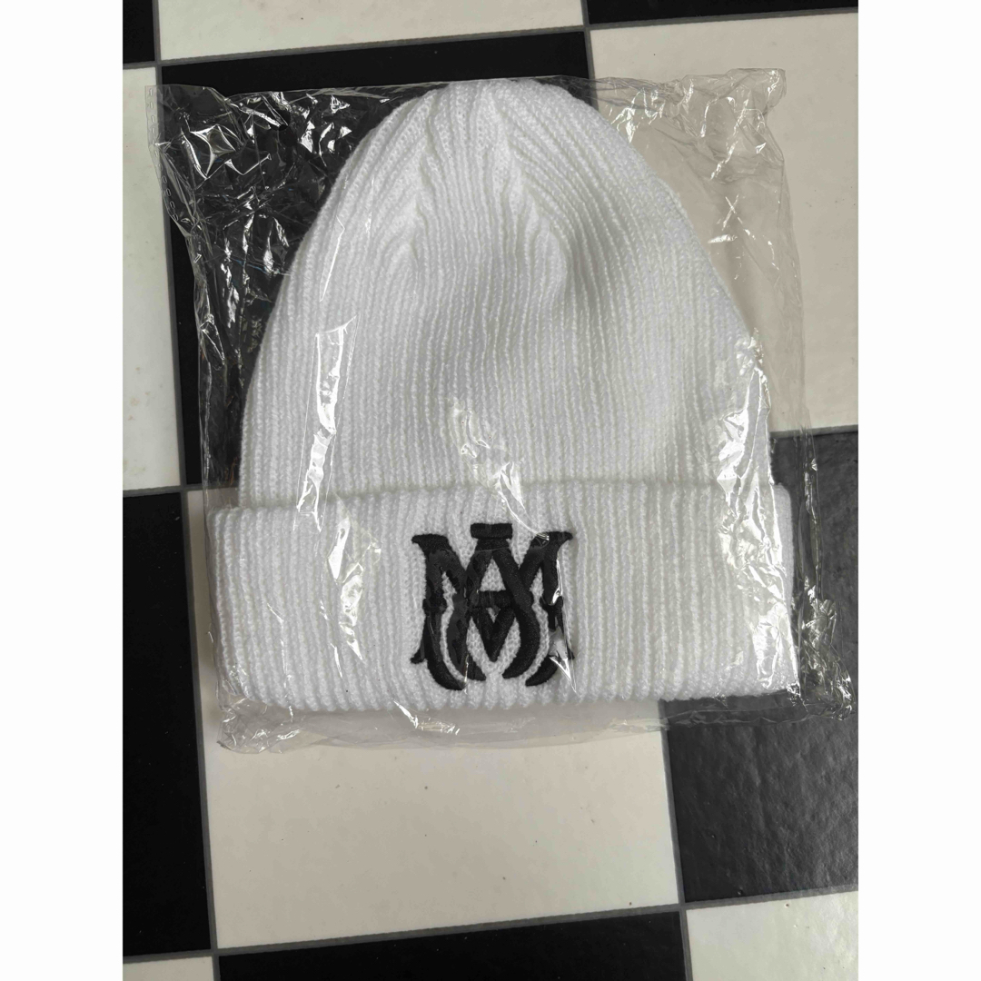 AMIRI ニット帽 ホワイト 新品未開封 ビーニー アミリの通販 by じゅる