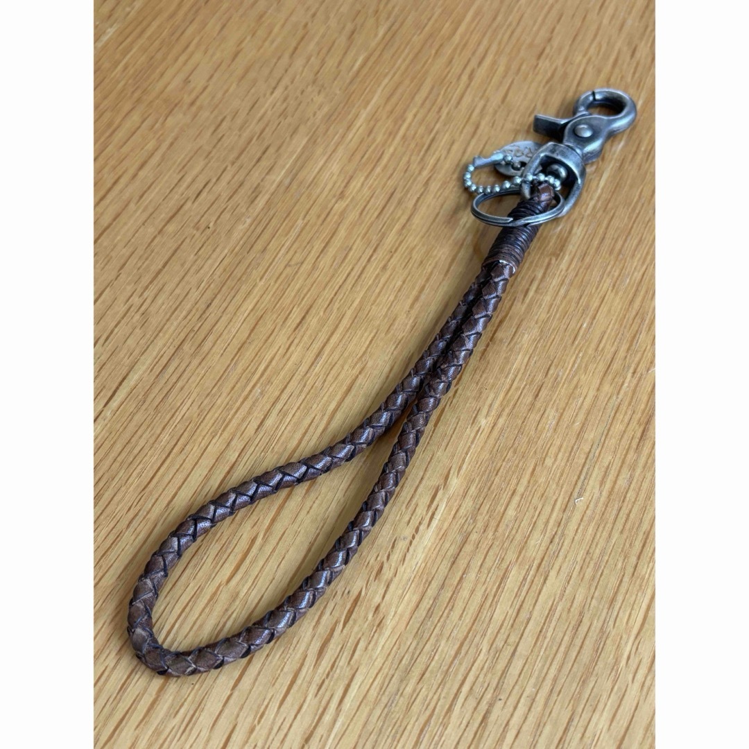 RRL/アクセ/レザー/キーホルダー/ラルフローレン/ロープ/キーフォブ/リング