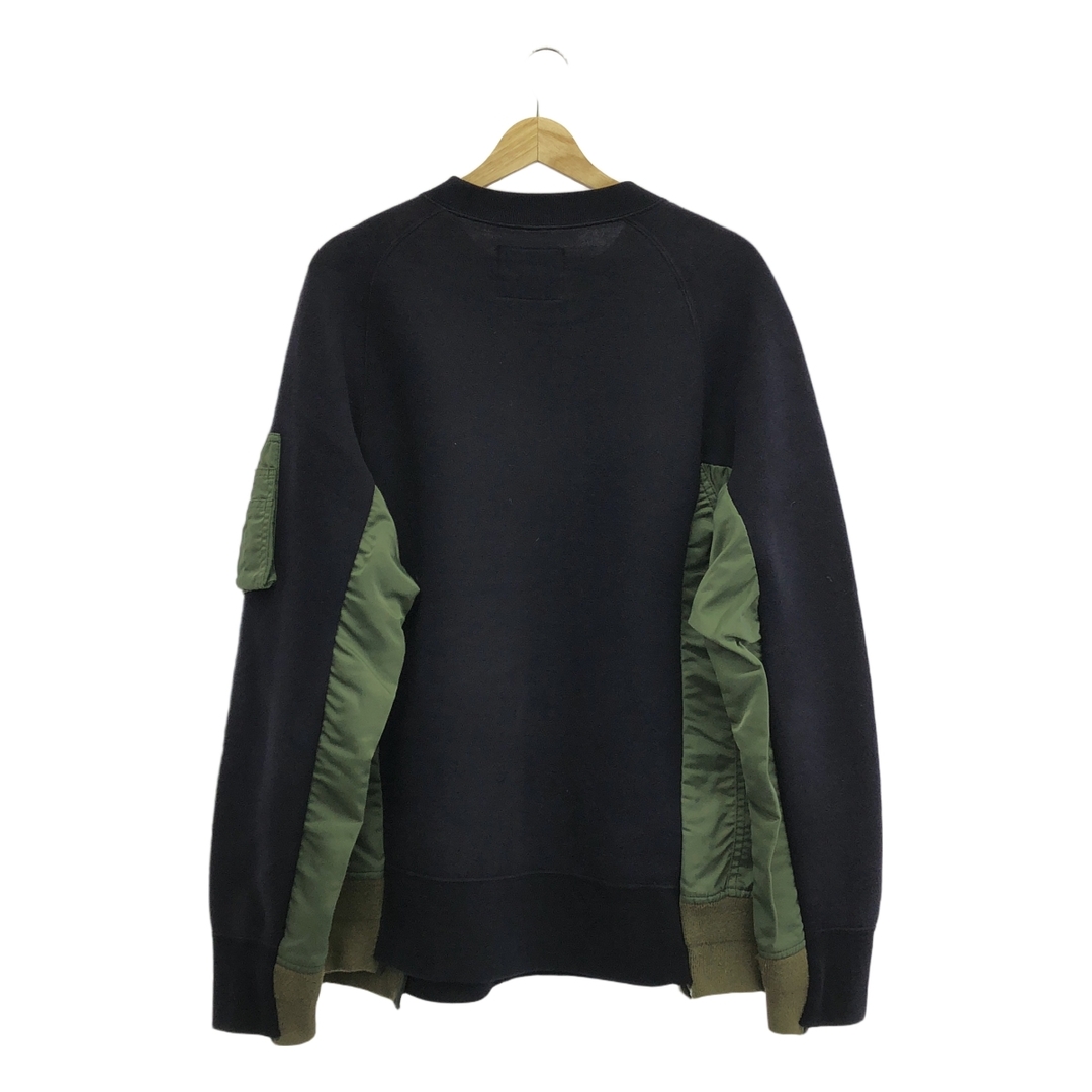 sacai - sacai / サカイ | Sponge Sweat MA-1 Pullover / 異素材 切替