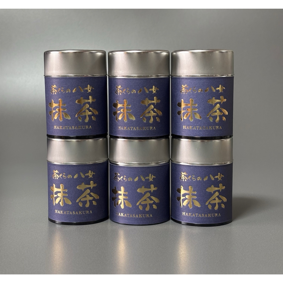 新品未開封 八女抹茶 茶くらの八女抹茶 20g×6缶