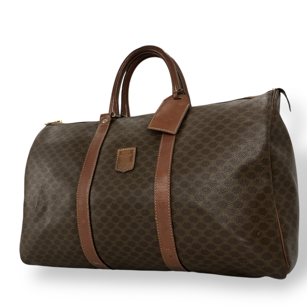 CELINE - y2k 00s オールド セリーヌ ボストンバッグ マカダム柄