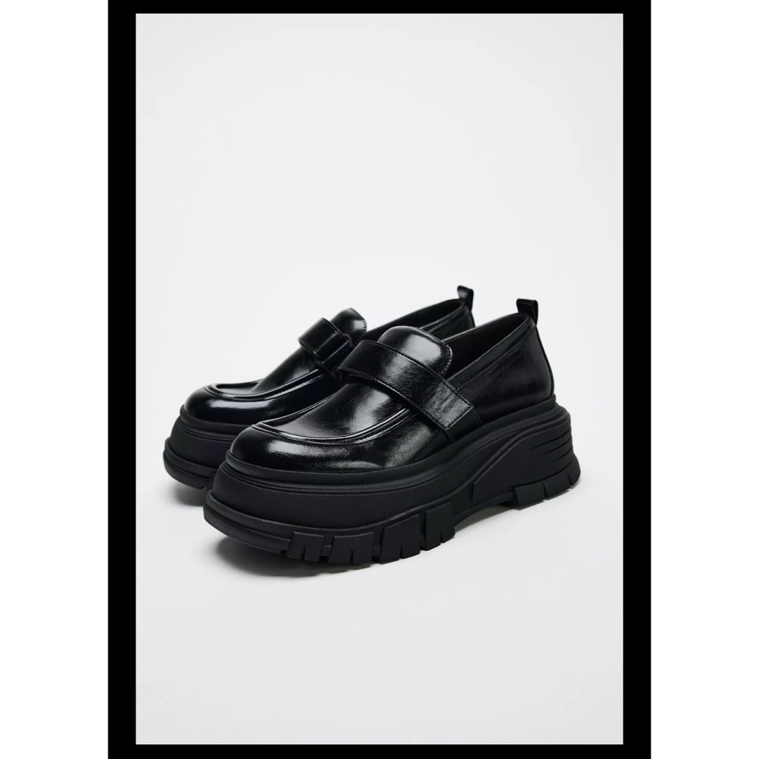 ZARA - ZARA プラットフォームローファーの通販 by yu3's shop｜ザラ