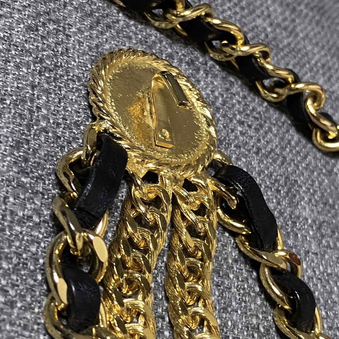 J&R - 美品 J&R ジェイアンドアール チェーンベルト レザー