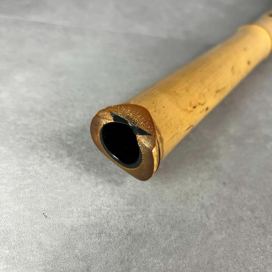 ヴィンテージ 尺八 尺八虎竹銘刻印あり琴古流二尺昭和初期