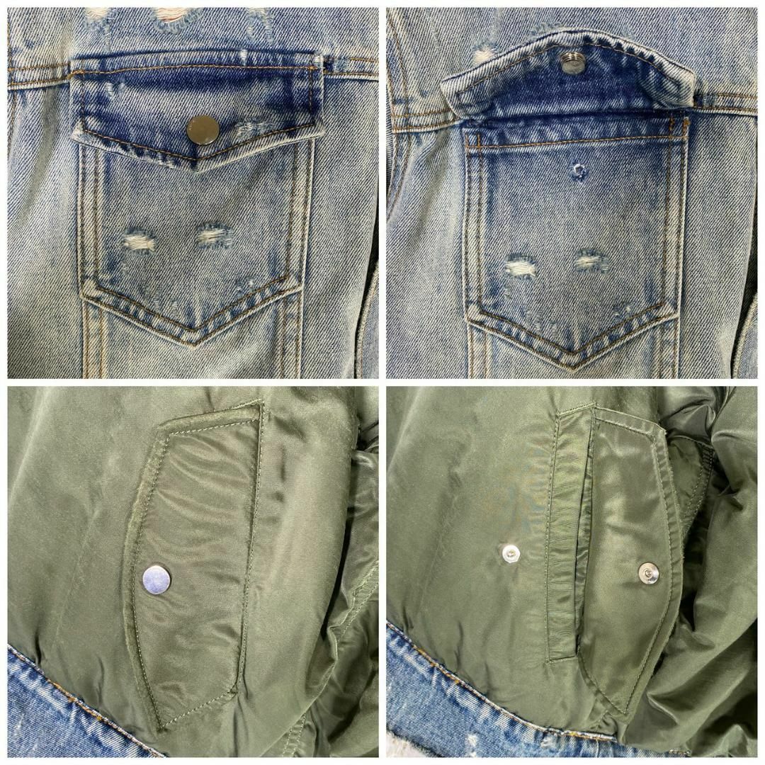 AMIRI - 『AMIRI』アミリ (XL) リバーシブルトラッカー デニム