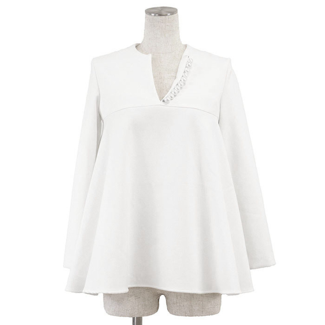 YOKO CHAN ヨーコ チャン ブラウス 長袖 2020年製 フェイクパール