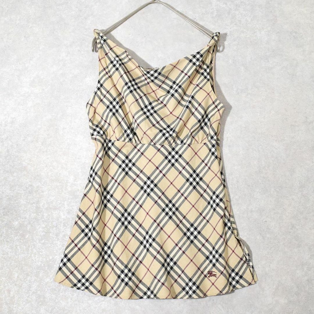 BURBERRY BLUE LABEL - y2k バーバリーブルーレーベル ロゴ刺繍 ノバ