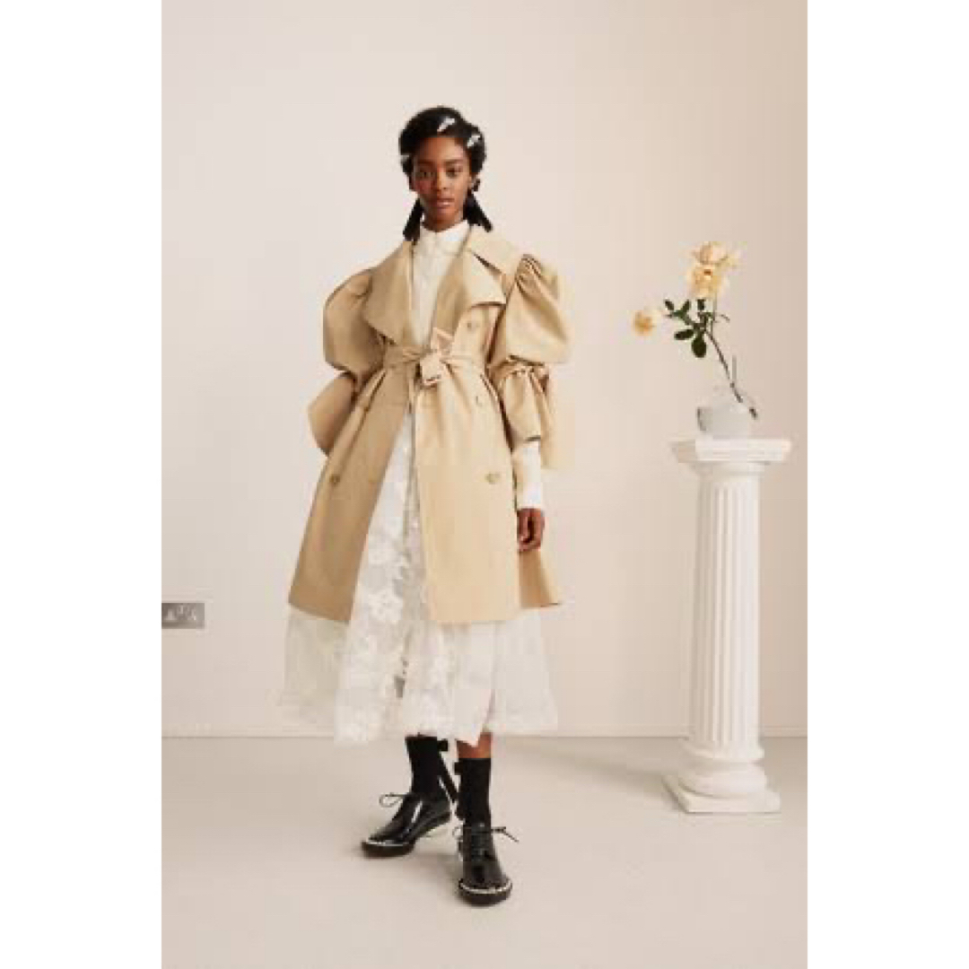 Simone Rocha - Simone Rocha x H&M パフスリーブ トレンチコート