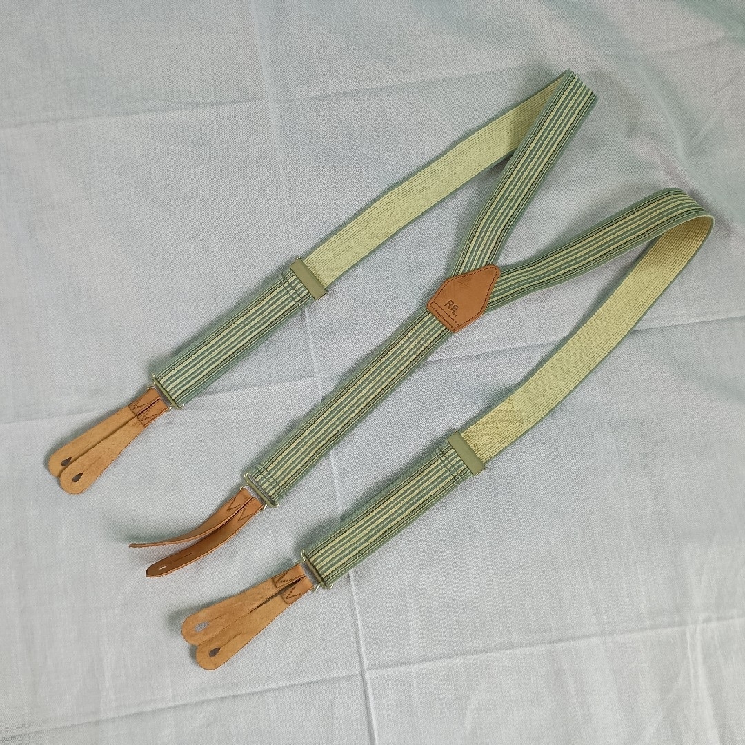 RRL - RRL（ダブルアールエル）ストライプ柄サスペンダーの通販 by