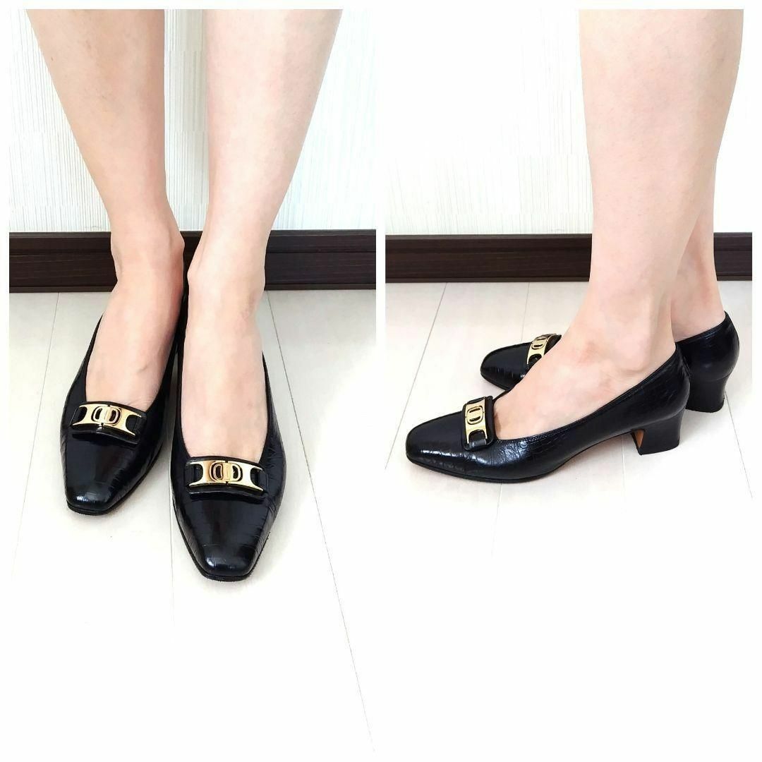 Salvatore Ferragamo - 極美品箱付☆Ferragamo【フェラガモ】リザード