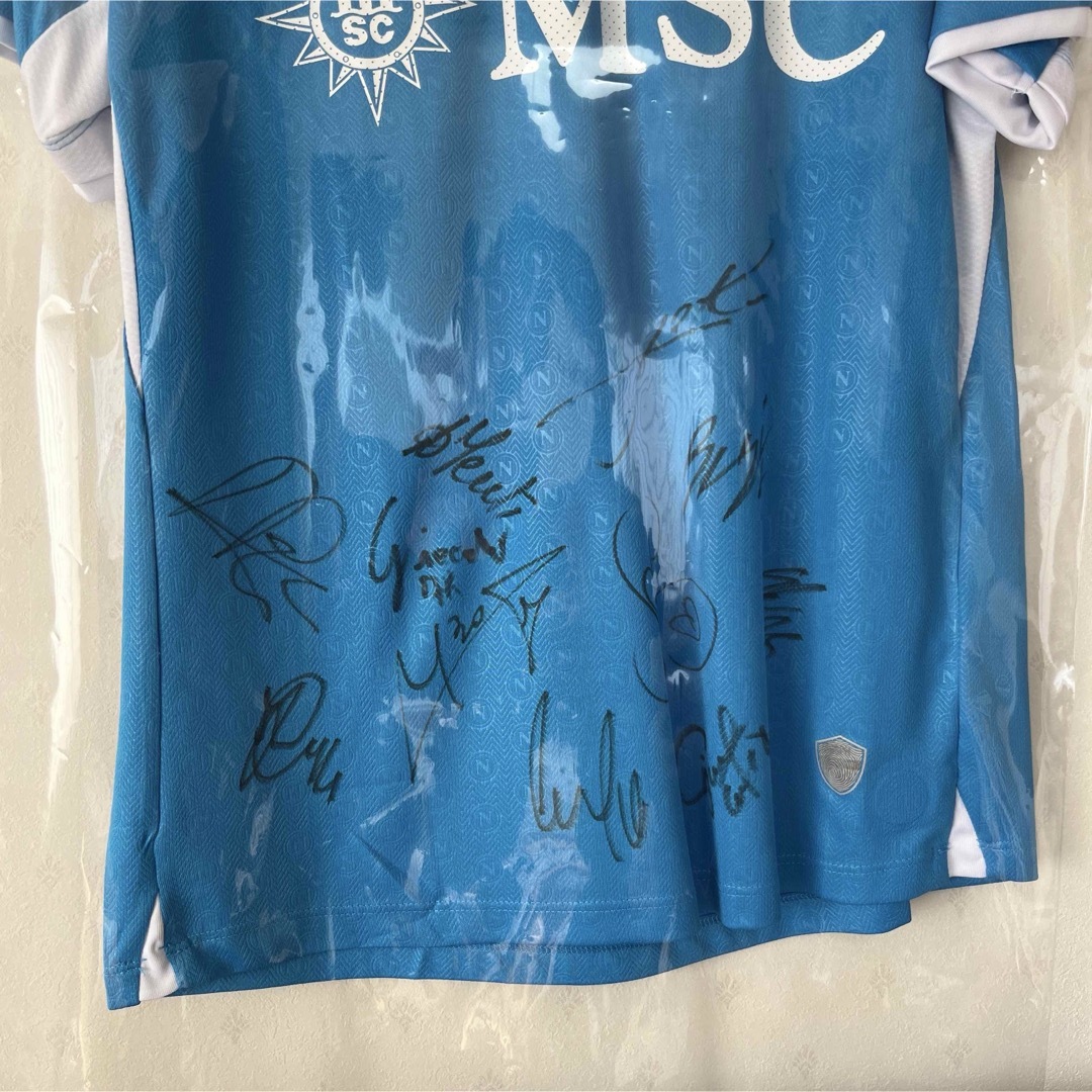 EMPORIO ARMANI EA7 - SSCナポリ24/25 ユニフォーム サイン入り Sの