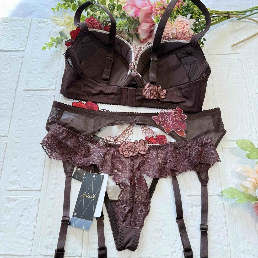 新品wacoal サルート 49g ブラ ソングセット E65M PU 新品wacoal