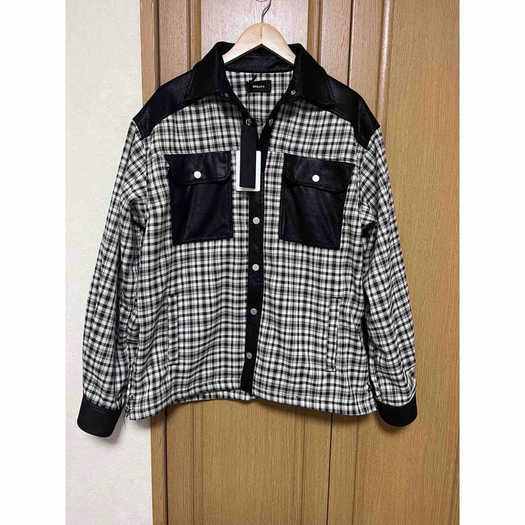 yzerr着用✨️】BREATH BADHOP チェック シャツジャケットの通販 by