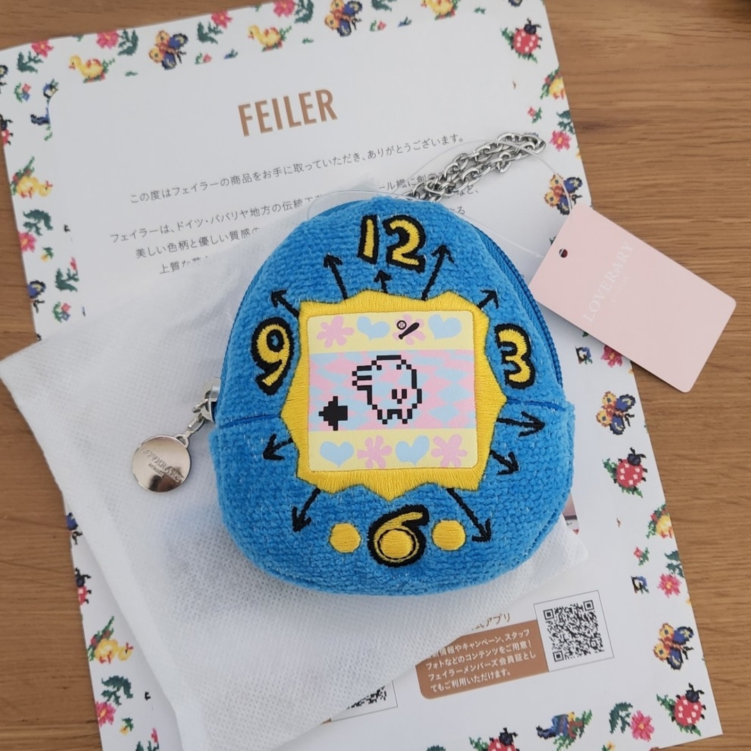 フェイラー たまごっちコラボ ポーチ(青) 1点 限定♡フェイラー