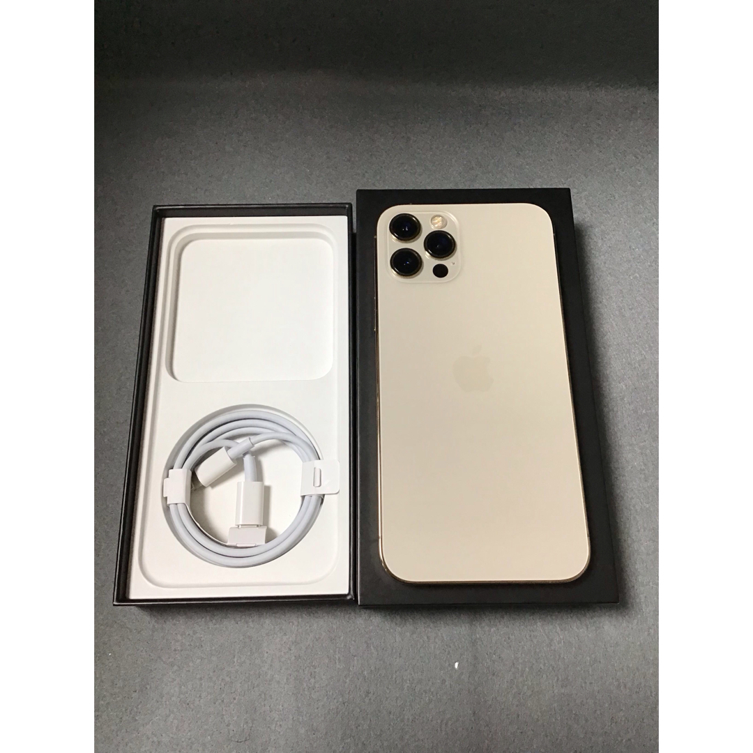 超美品 国内版 SIMフリー iPhone12 Pro 128GB ゴールド色