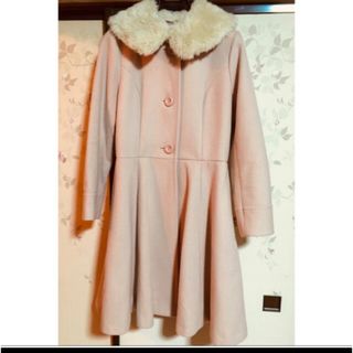 ルルゲッタ Leur Getter フレアフリルコート ピンク Leur Getter