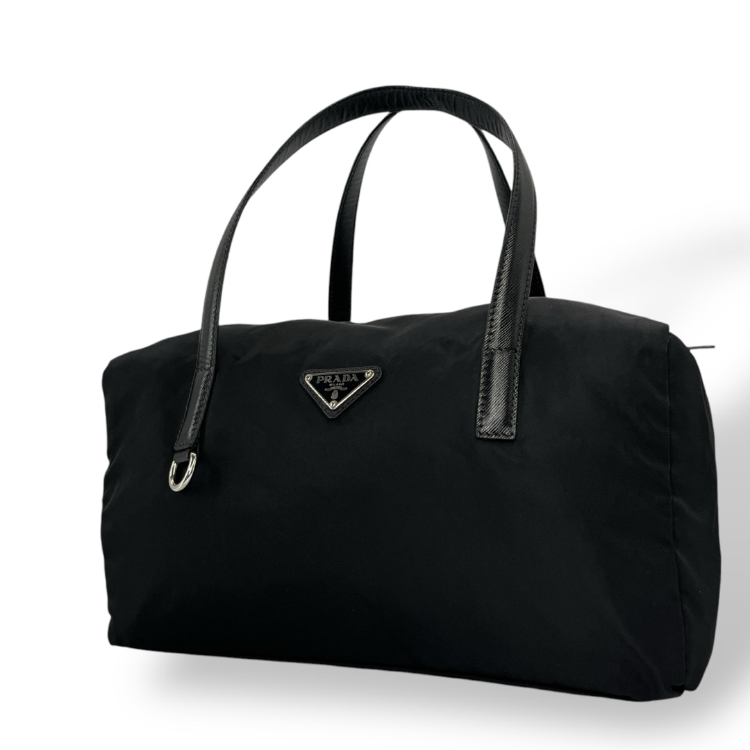 PRADA - プラダ 三角ロゴ ハンドバッグ ミニボストン テスートナイロン