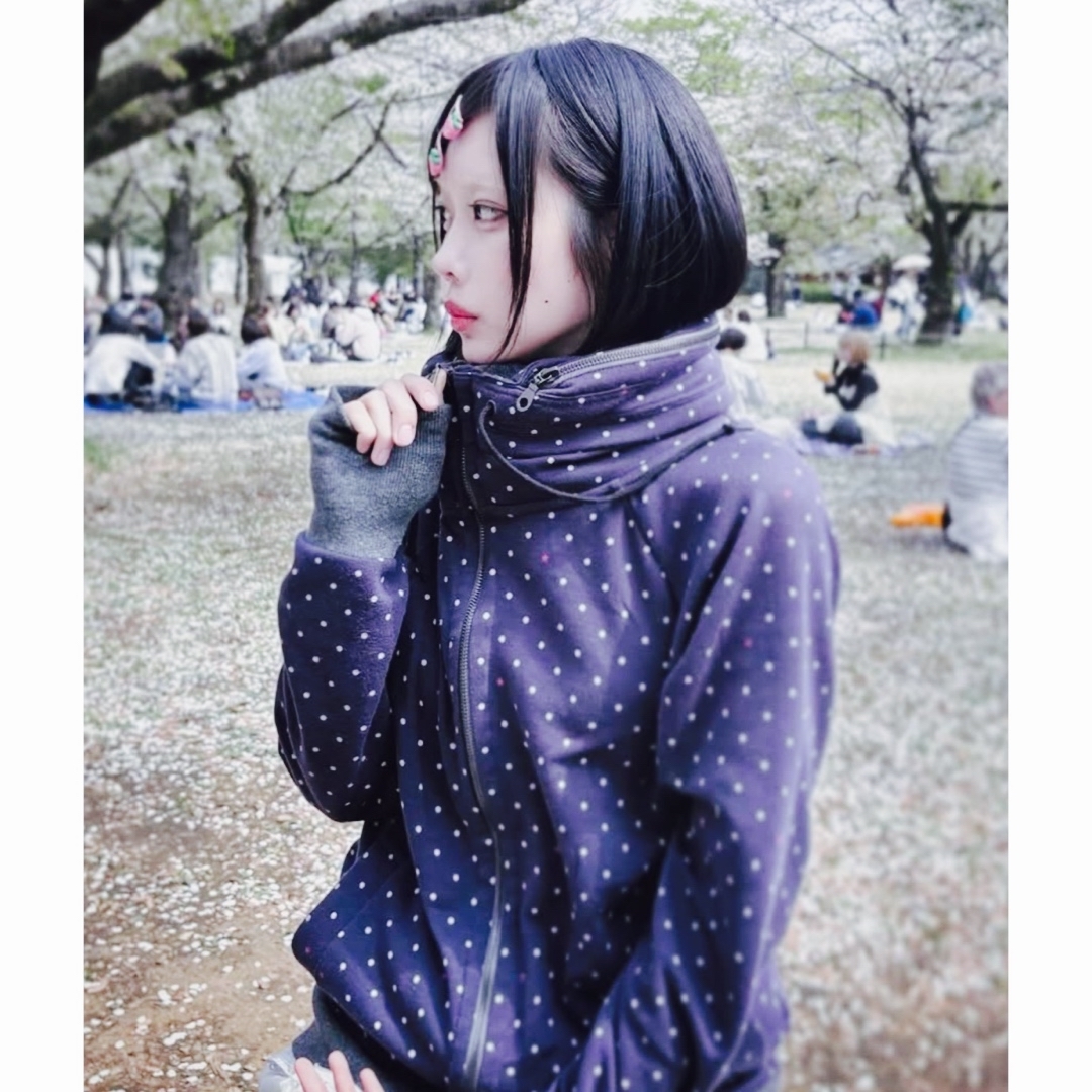 JUNGLE STORM - あの あのちゃん着用 水玉 ドット パーカー Mサイズ