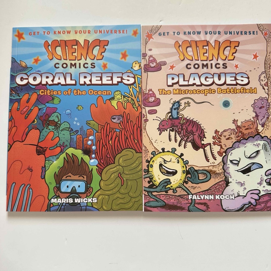 サイエンス系【英語まんが】Science comics 6冊 動物 & 人体の通販 by