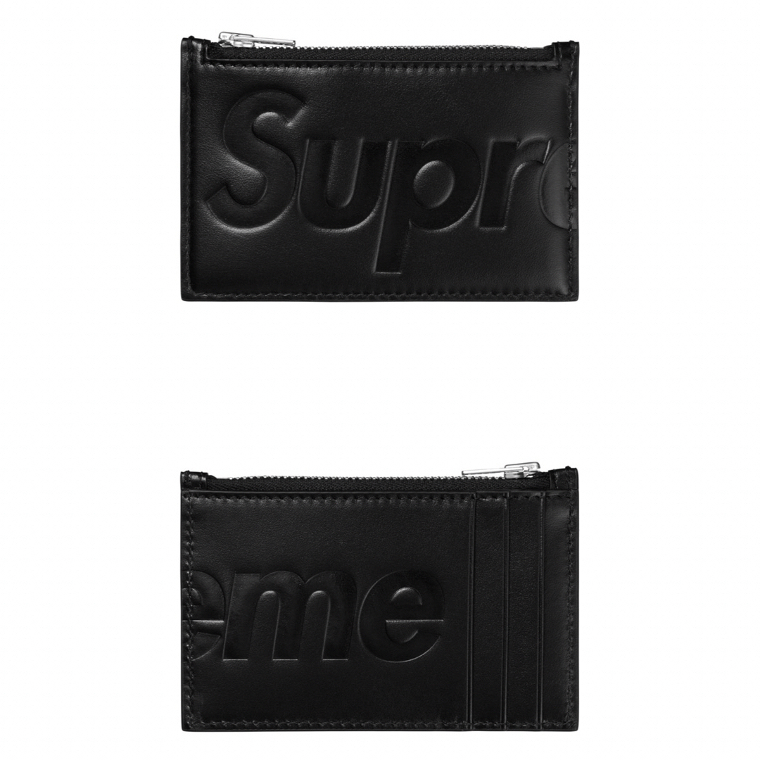 Supreme - Supreme Leather Zip Card Holder レザー カードの通販 by