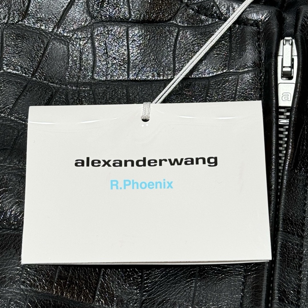 Alexander Wang - 【ALEXANDER WANG】CROC LEATHER JACKET Sの通販 by