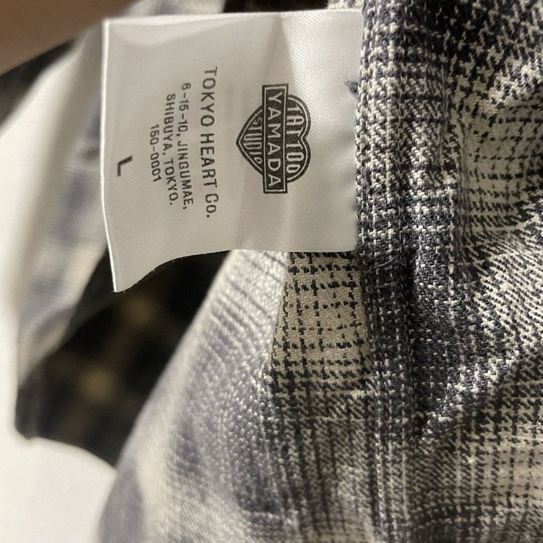 完売品！タトゥースタジオヤマダ オンブレ アイボリー TSY アメカジ