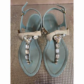 MIU MIU（サンダル ・ ブルー・ネイビー/青色系）のフリマアイテム一覧