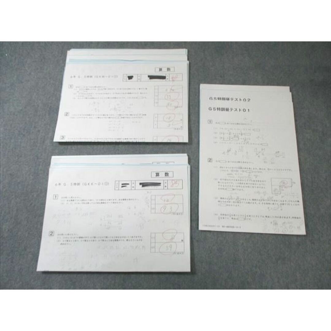SAPIX サピックス GS特訓昼テスト/GKW/GKK 算数 【計15回分】 2024