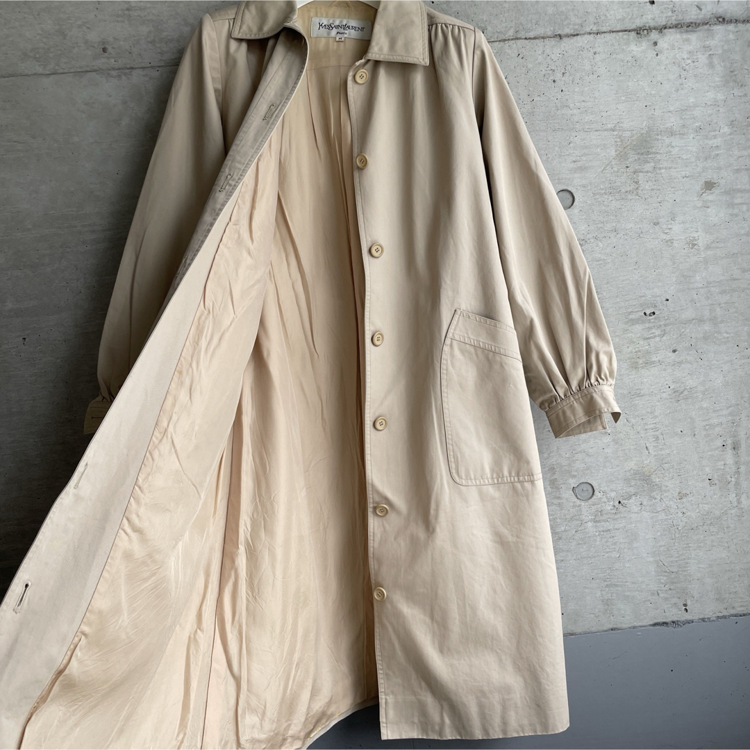 SAINT LAURENT - イヴサンローラン ステンカラーコート スプリング