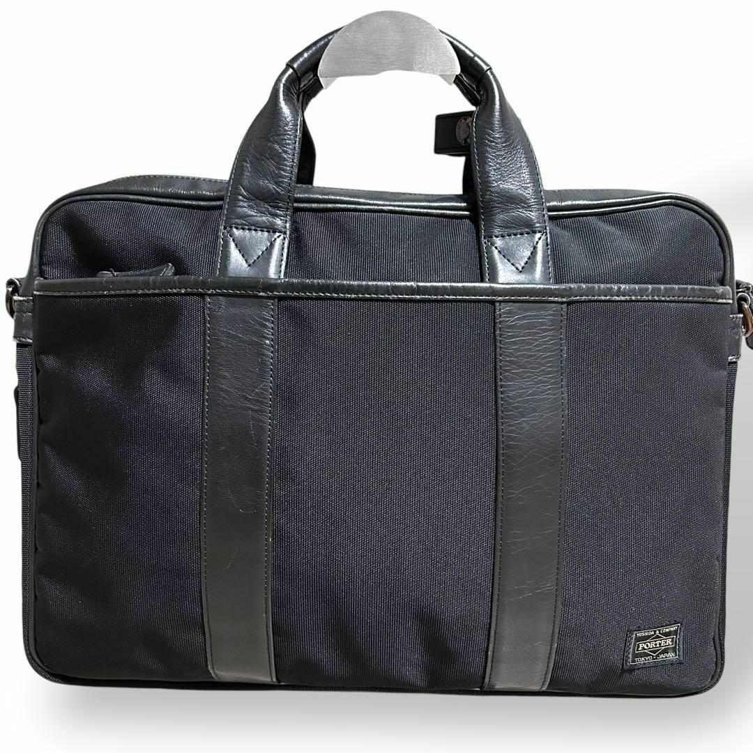 92 美品 ポーター タンカー ビジネスバッグ ブラック 2way ⭐️極美品