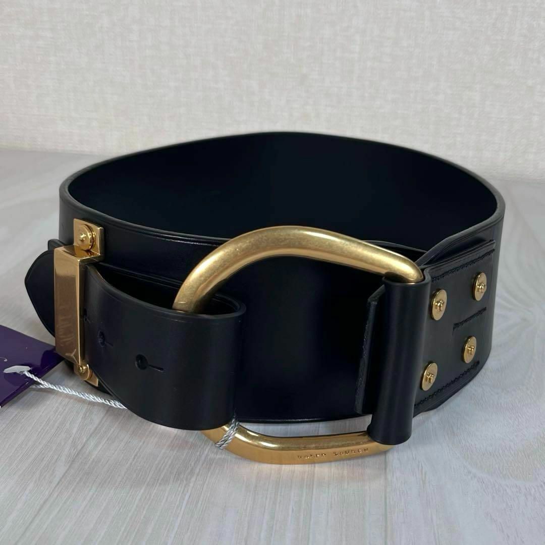 極美品】ラルフローレン コレクション スターラップターンバックベルト