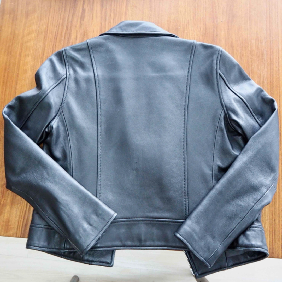 UNITED ARROWS green label relaxing - 羊革 ライダースジャケットの