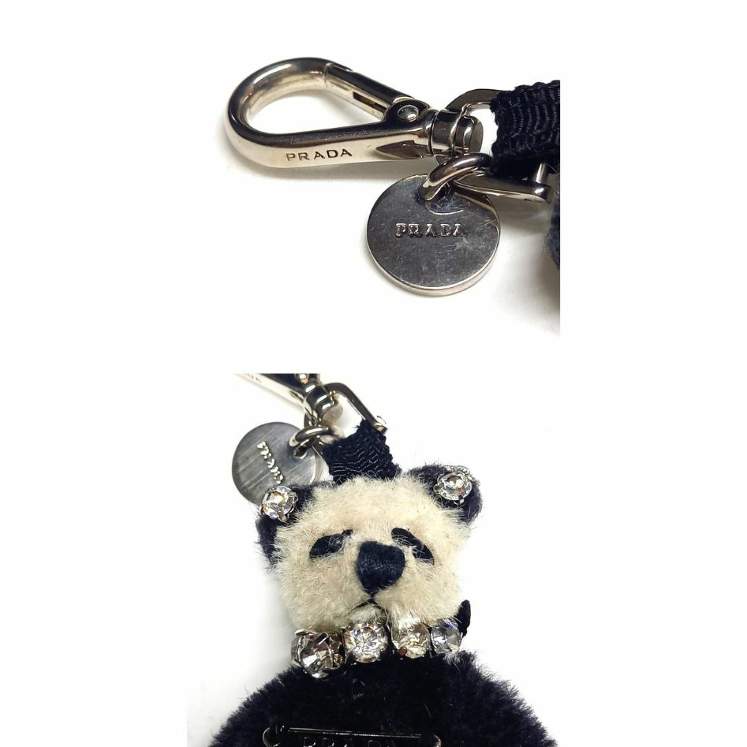 PRADA - PRADA 人気 プラダ パンダ くま キーホルダー キーリング
