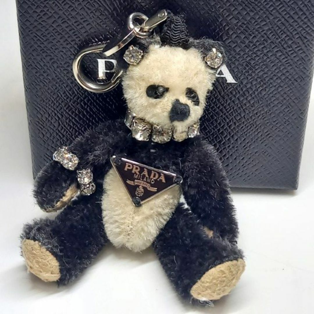 PRADA - PRADA 人気 プラダ パンダ くま キーホルダー キーリング