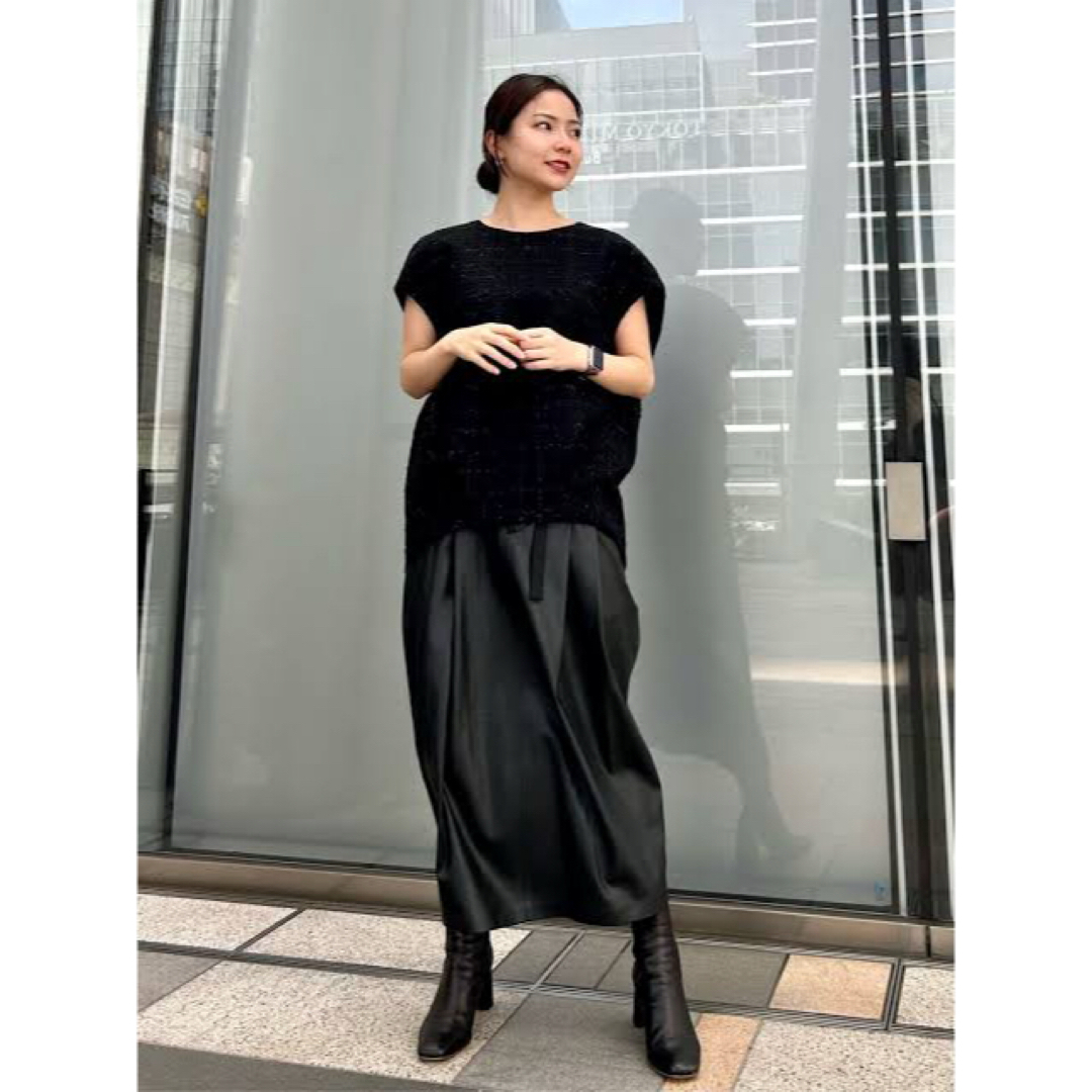 ADORE フィルムモールツィードブラウス