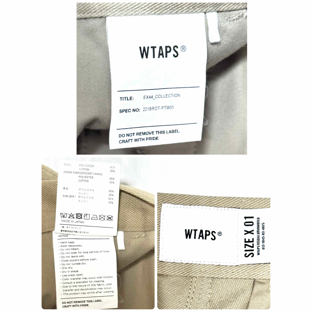 美品WTAPSチノパンX01日本製22年モデル光沢感春秋用人気定番