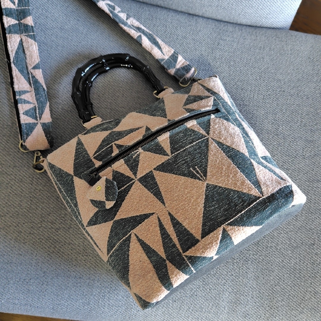 mina perhonen - ミナペルホネン2wayハンドメイドバックの通販 by